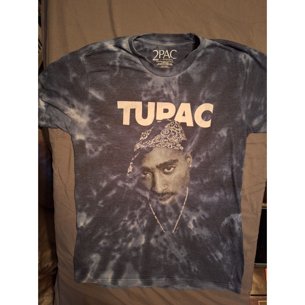 Tupac Men's Short Sleeve Graphic Tshirt Sz Med
